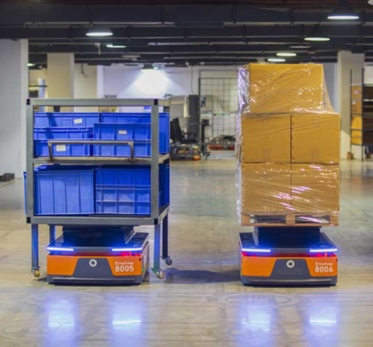 Base Mobile Robot AGV AMR Logistique Ranger IL GreyOrange Leobotics