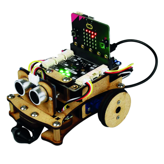 Robot éducatif construction bois Kitro:bot V2 avec carte micro:bit