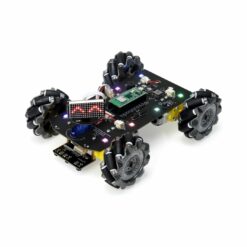 Kit de voiture éducatif à construire avec roues holonomes + Raspberry Pi Pico W