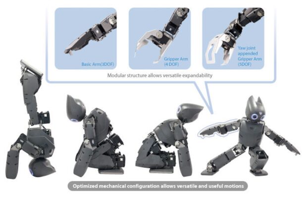 Robot humanoïde mouvement flexible plate-forme open source DARWIN-OP Robotis