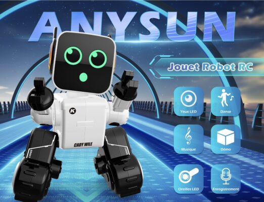 Robot Jouet Éducatif Programmable Application et Télécommande Anysun