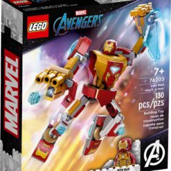 Robot jouet éducatif armure figurine Iron Man Marvel Lego