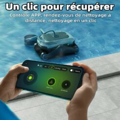 Robot nettoyeur de piscine sans Fil recharge autonome Zima Pro-2024 Degrii