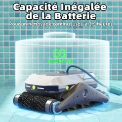 Robot nettoyeur de piscine sans Fil recharge autonome Zima Pro-2024 Degrii